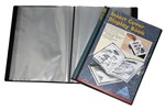 Colby A4 40pg Insert Front Cover Display Book BLACK