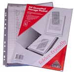 Colby Folder Friendly A4 Heavy Duty Gussetted Pocket CLEAR