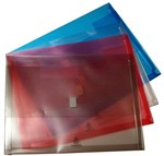 Colby A4 Translucent Polywally Wallet ASSORTED